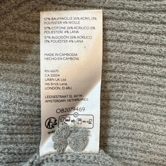 NWT Size XL -Anthropologie The Katey Mock-Neck Bell-Sleeve Sweater (NWT US$ 118) - Picture 15 of 16